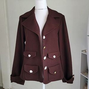 62. Joan Rivers - Brown Knit Blazer